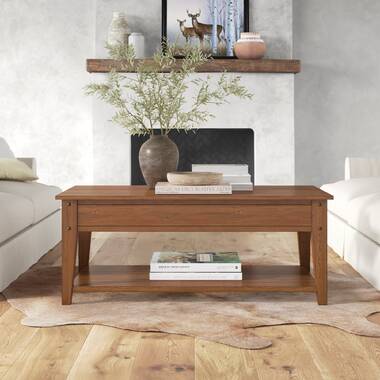 Wayfair rectangular deals coffee table